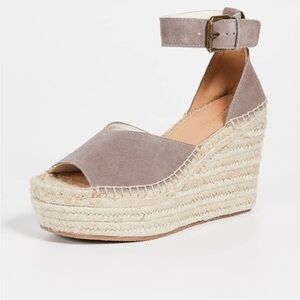 Anthropologie Soludos Positano Suede Wedges